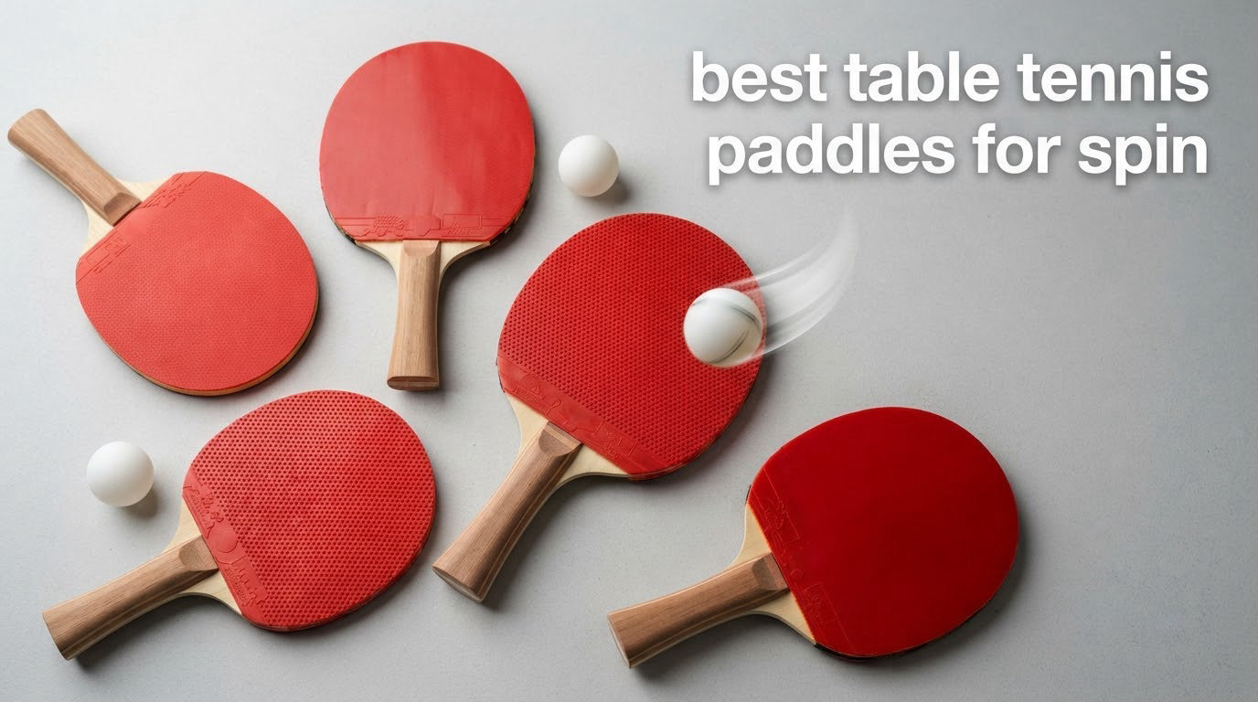 best table tennis paddles for spin