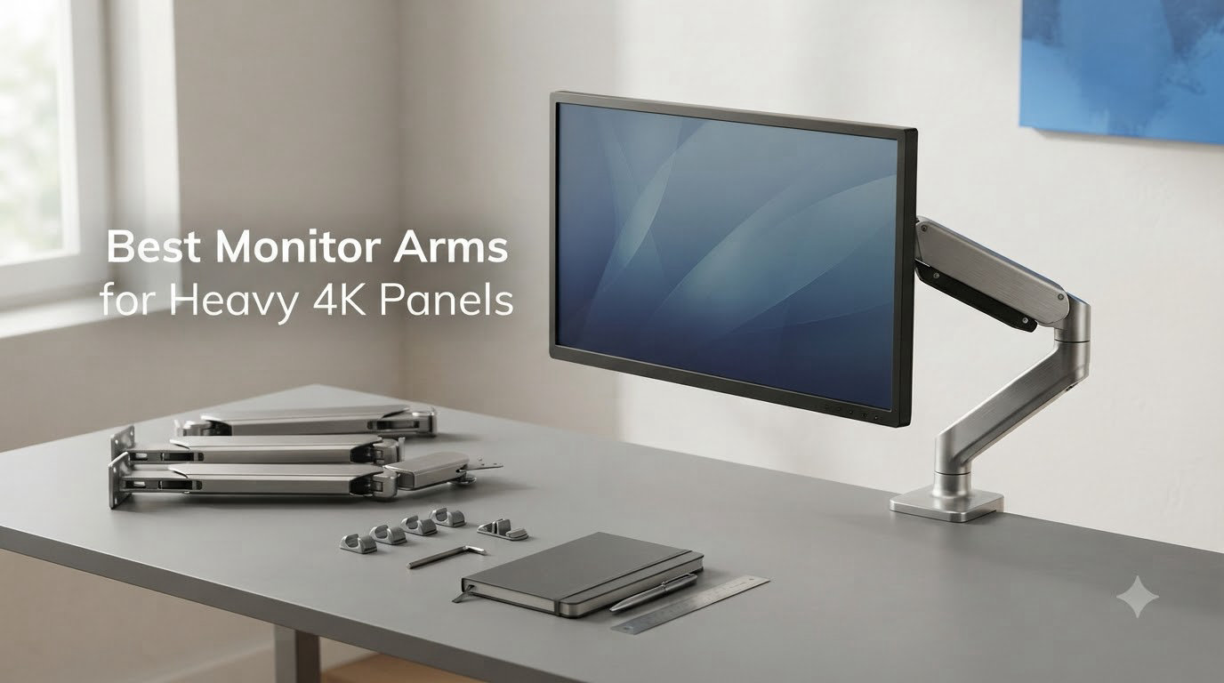 Best Monitor Arms for Heavy 4K Panels