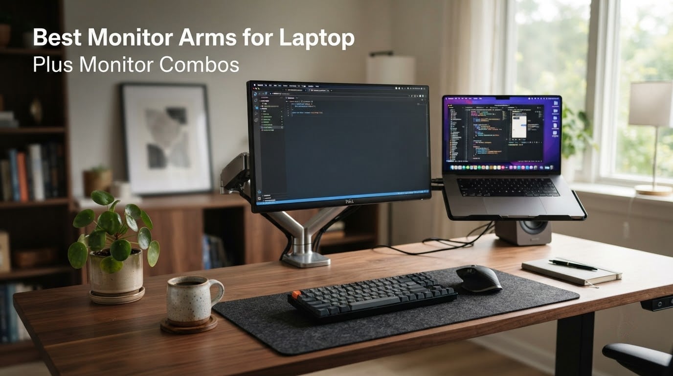 Best Monitor Arms for Laptop Plus Monitor Combos