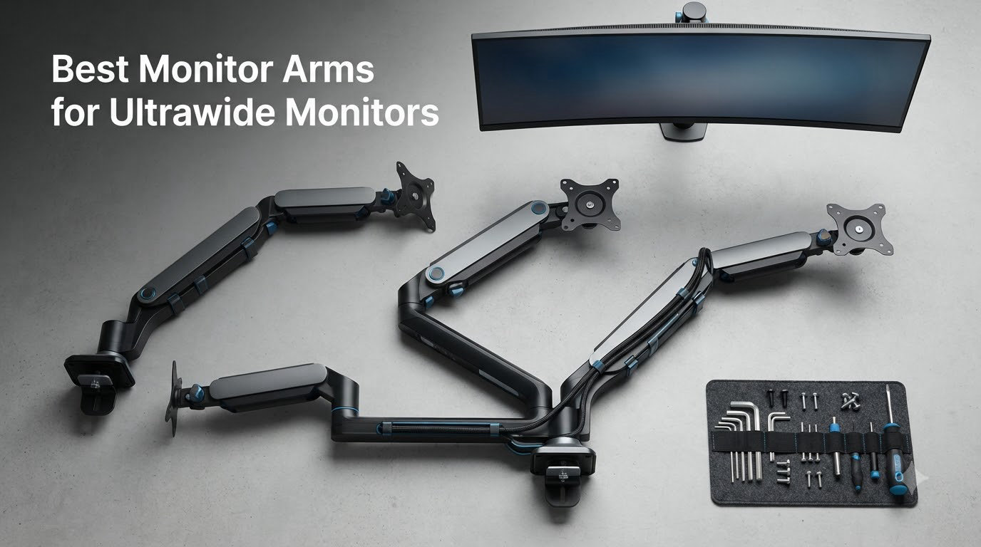 Best Monitor Arms for Ultrawide Monitors