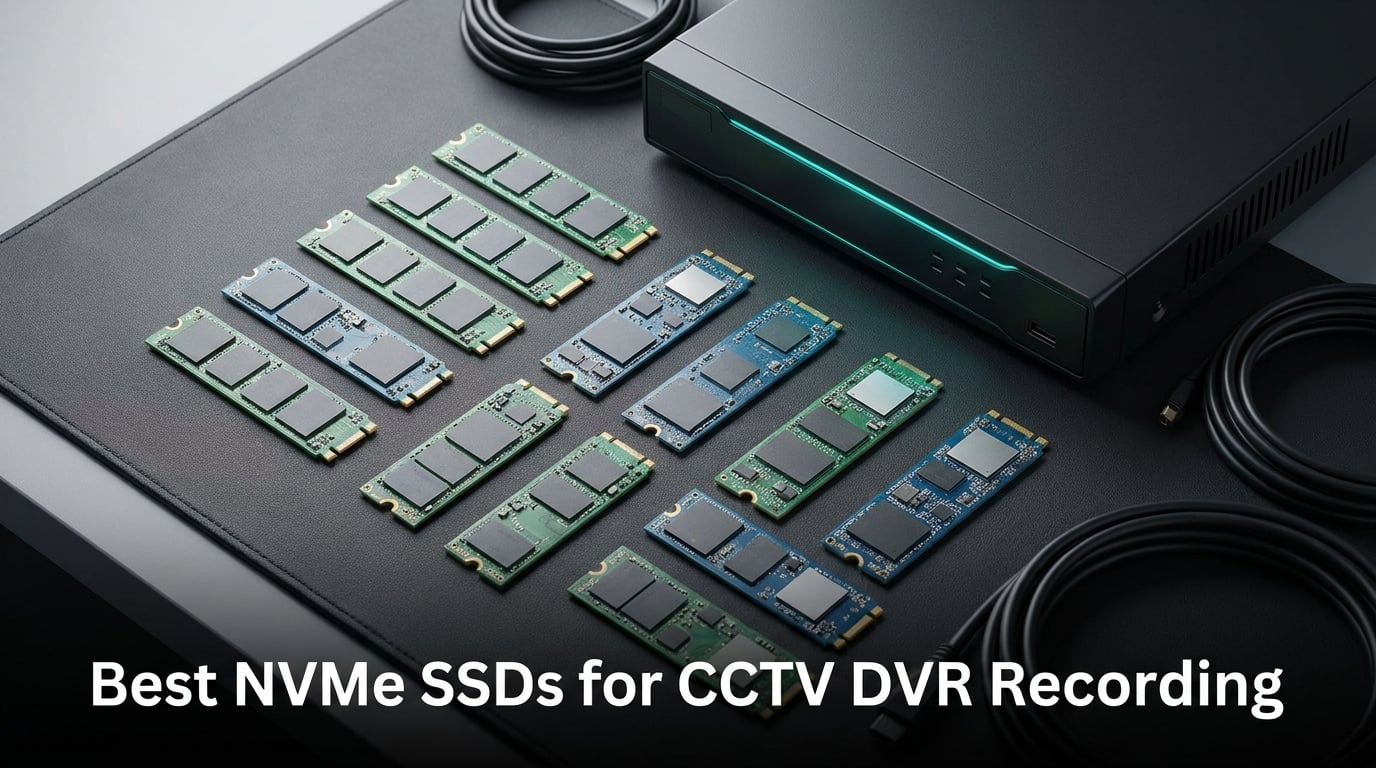 Best NVMe SSDs for CCTV DVR Recording