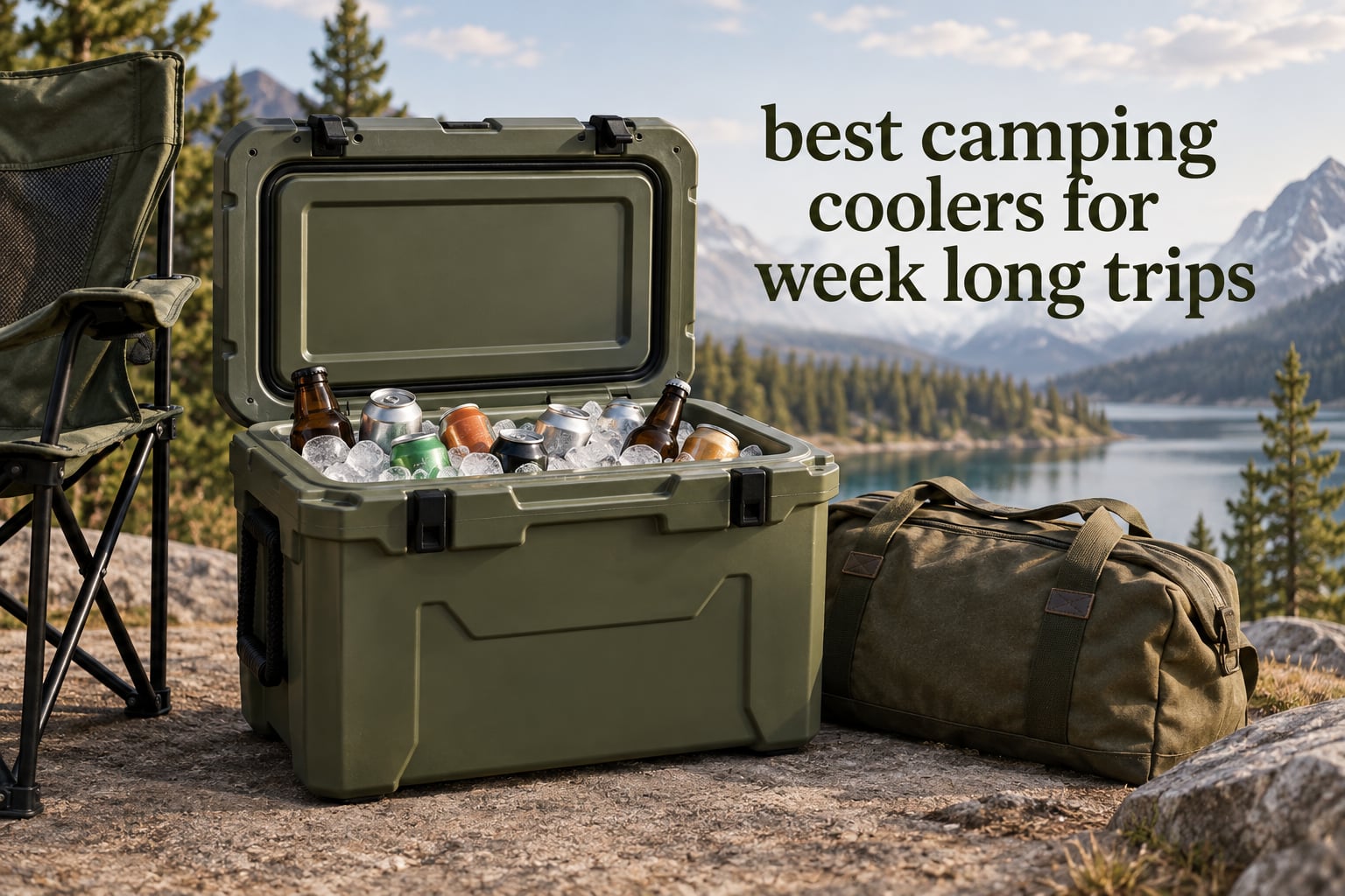best camping coolers for week long trips