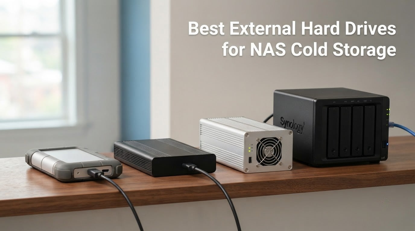 Best External Hard Drives for NAS Cold Storage