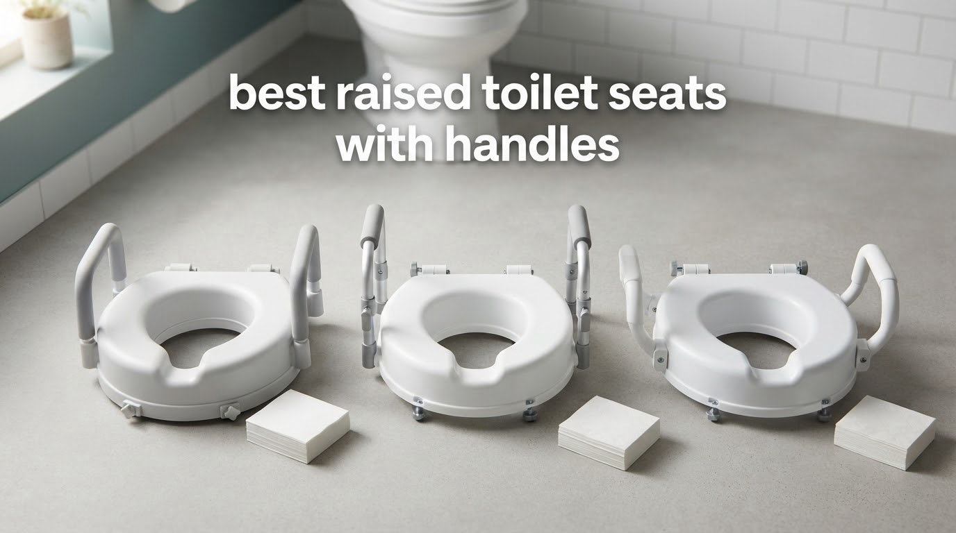 best raised toilet seats with handles