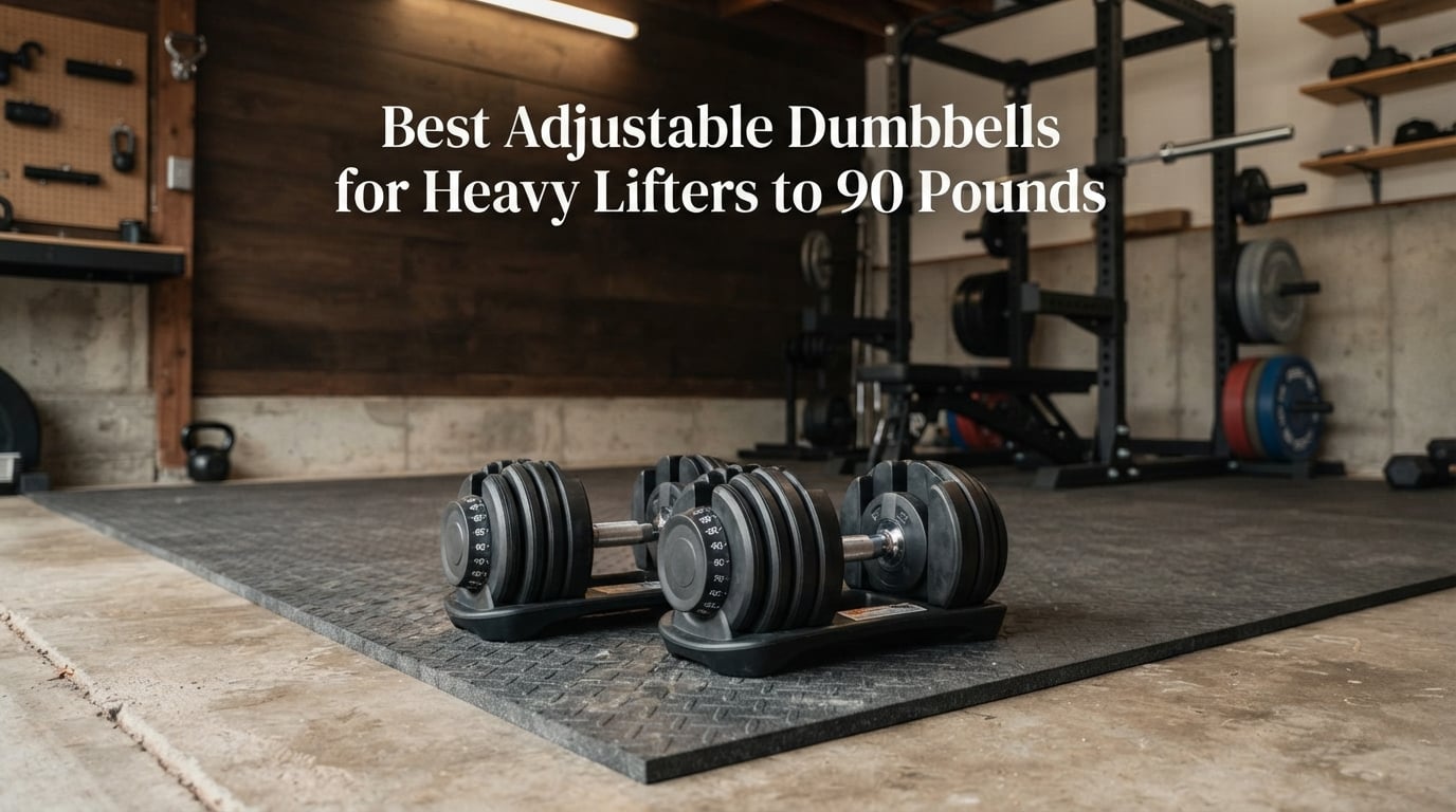Best Adjustable Dumbbells for Heavy Lifters to 90 Pounds