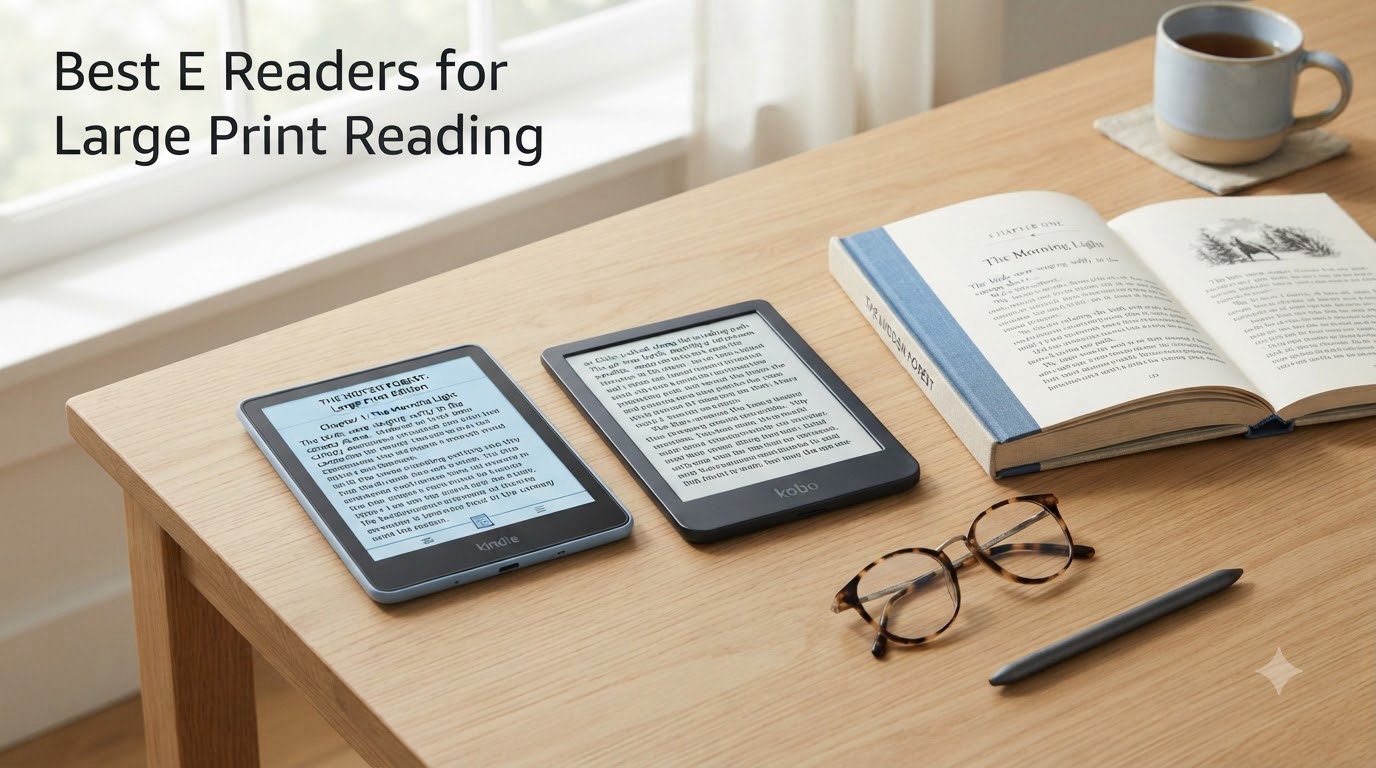 Best E Readers for Large Print Reading