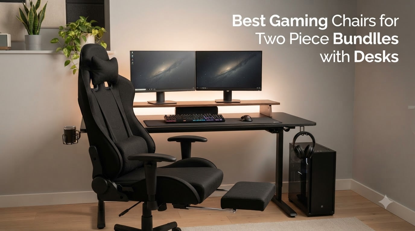 Best Gaming Chairs for Two Piece Bundles with Desks