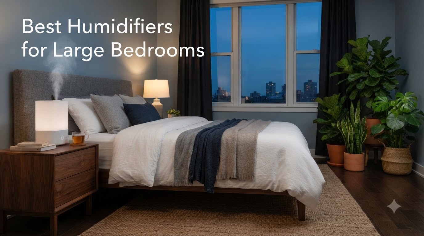 Best Humidifiers for Large Bedrooms