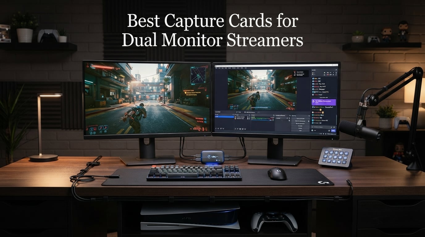 Best Capture Cards for Dual Monitor Streamers