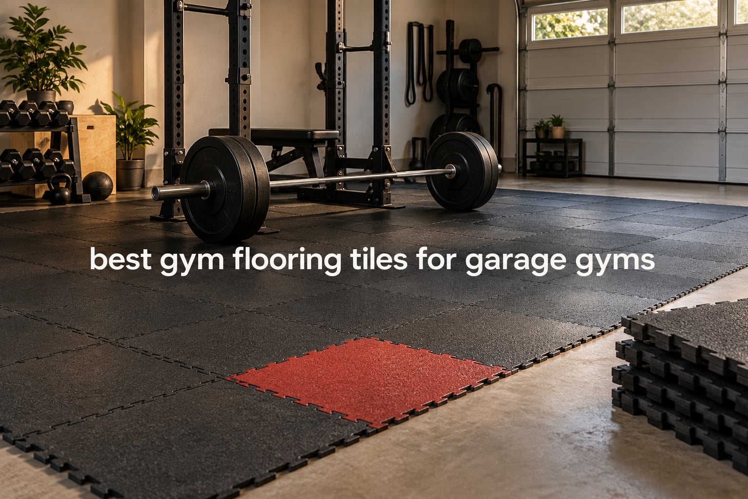 best gym flooring tiles for garage gyms