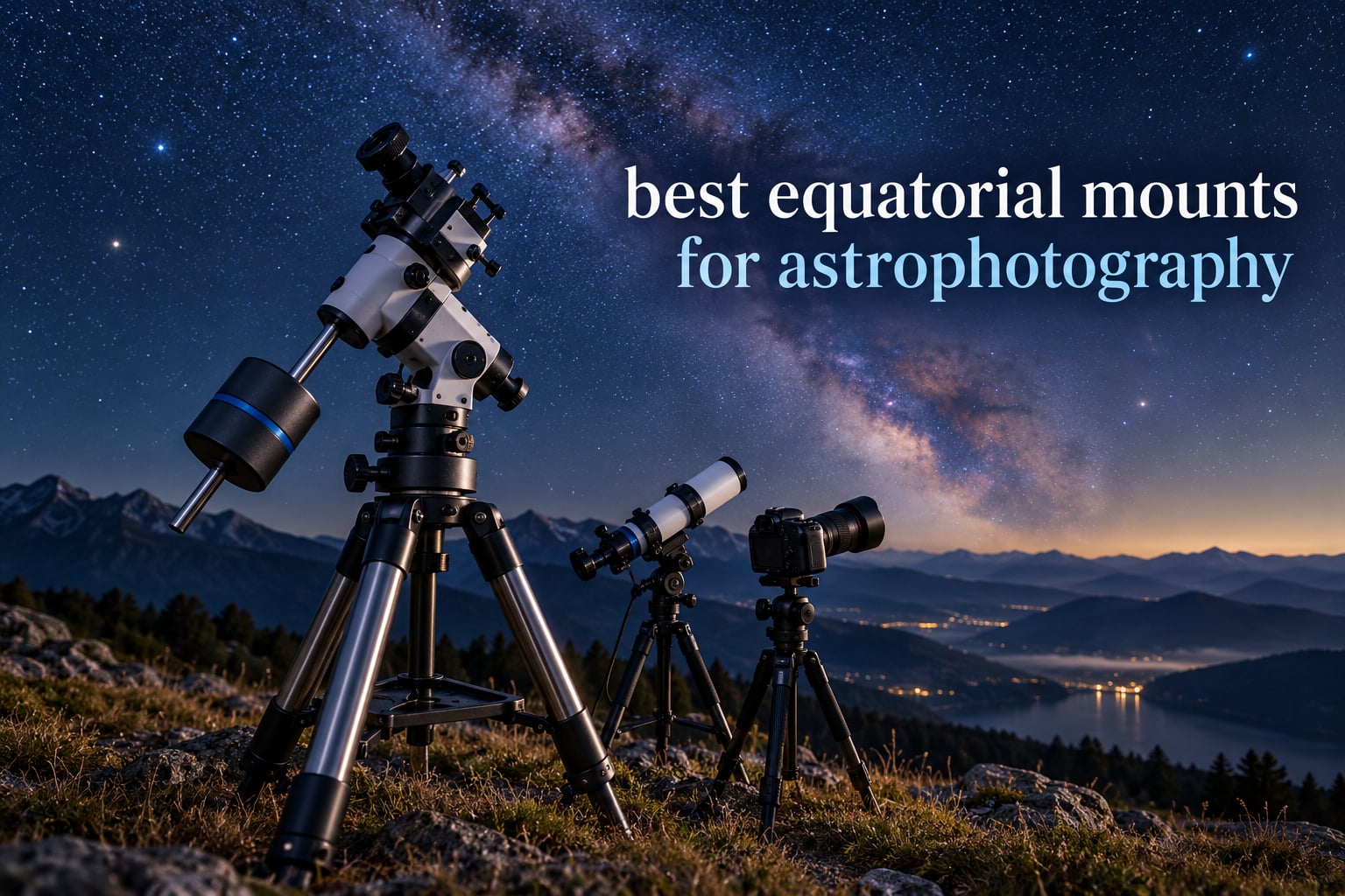 best equatorial mounts for astrophotography