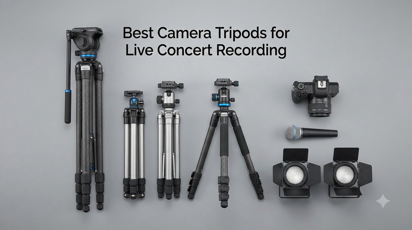 Best Camera Tripods for Live Concert Recording