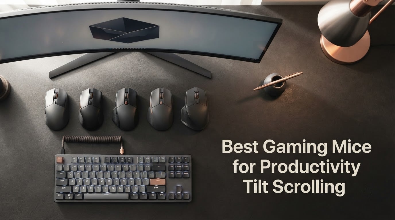 Best Gaming Mice for Productivity Tilt Scrolling