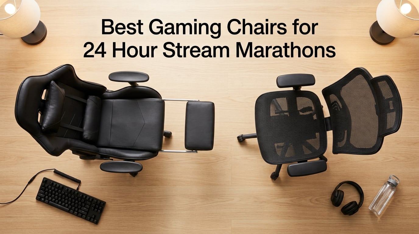 Best Gaming Chairs for 24 Hour Stream Marathons
