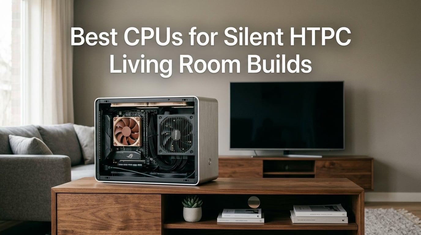 Best CPUs for Silent HTPC Living Room Builds