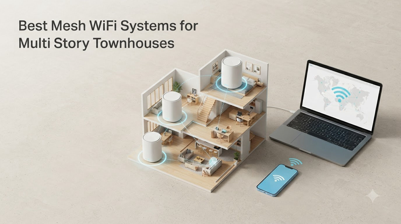 Best Mesh WiFi Systems for Multi Story Townhouses