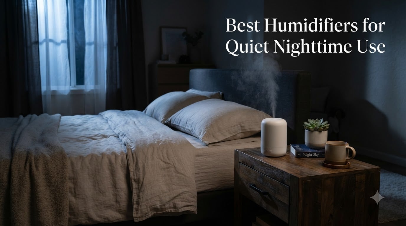 Best Humidifiers for Quiet Nighttime Use
