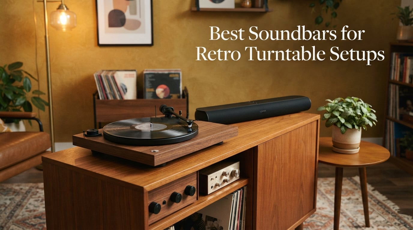 Best Soundbars for Retro Turntable Setups