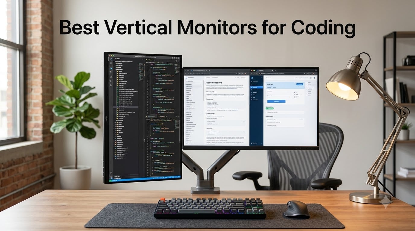 Best Vertical Monitors for Coding