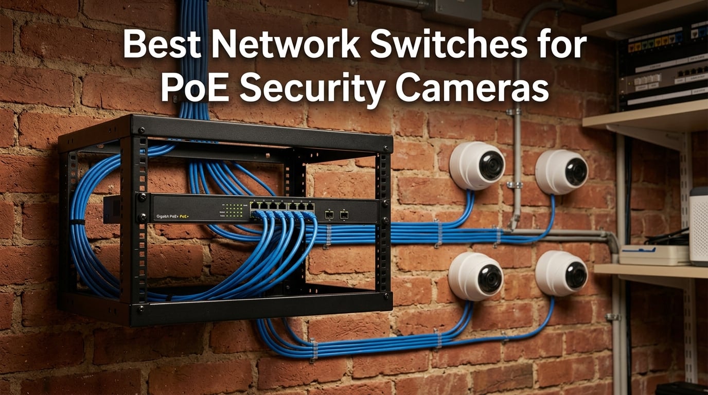 Best Network Switches for PoE Security Cameras