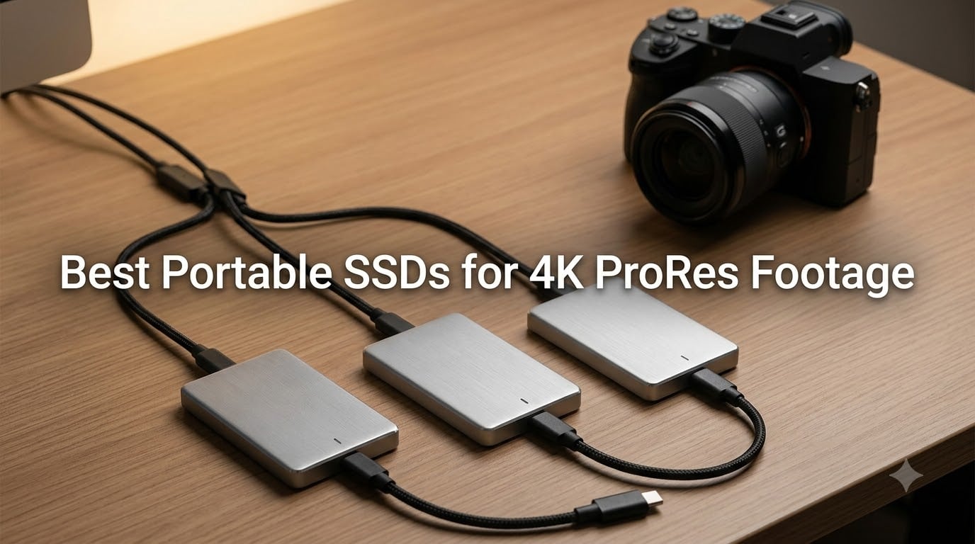 Best Portable SSDs for 4K ProRes Footage