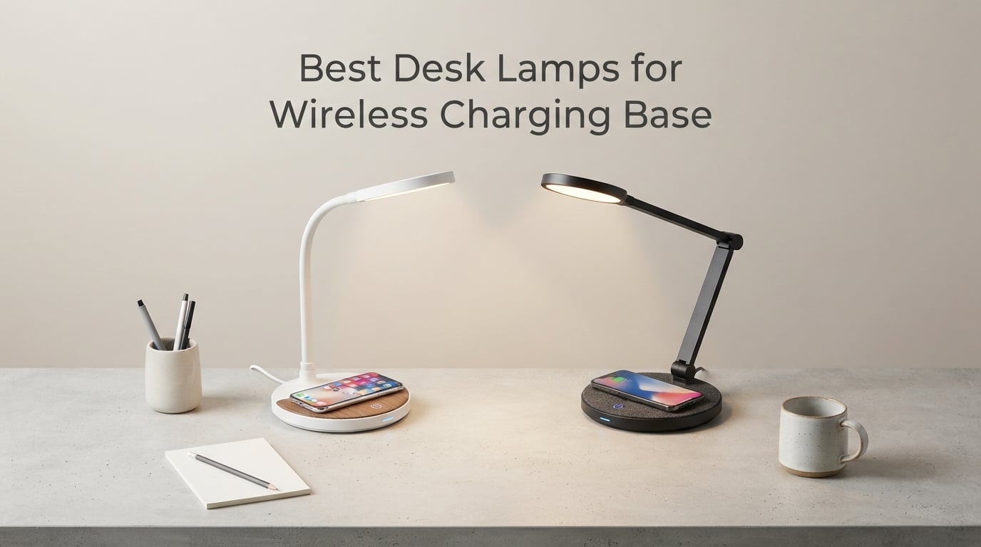 Best Desk Lamps for Wireless Charging Base