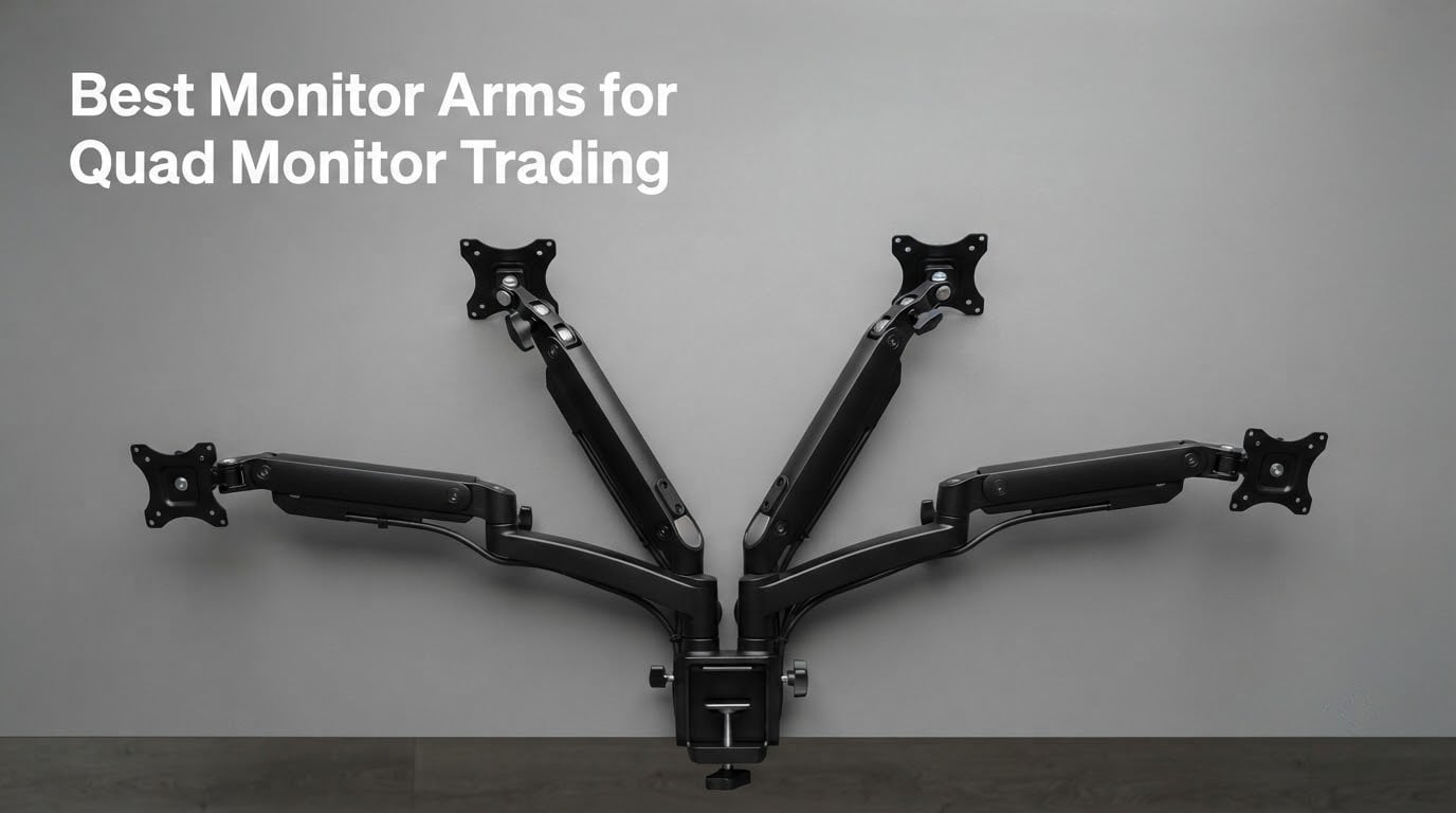 Best Monitor Arms for Quad Monitor Trading