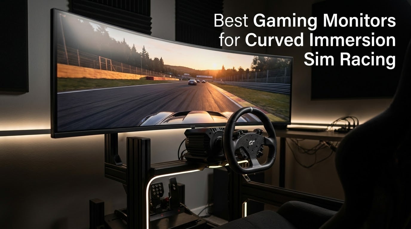 Best Gaming Monitors for Curved Immersion Sim Racing