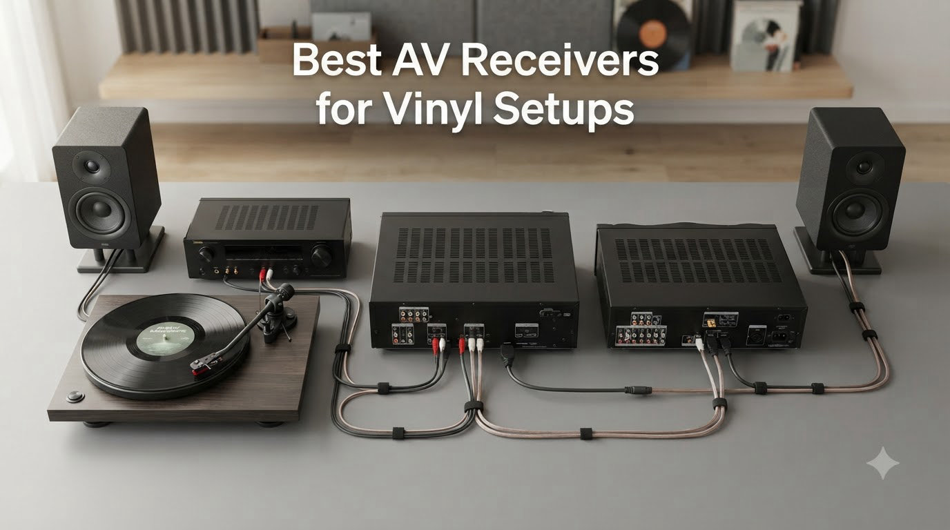 Best AV Receivers for Vinyl Setups