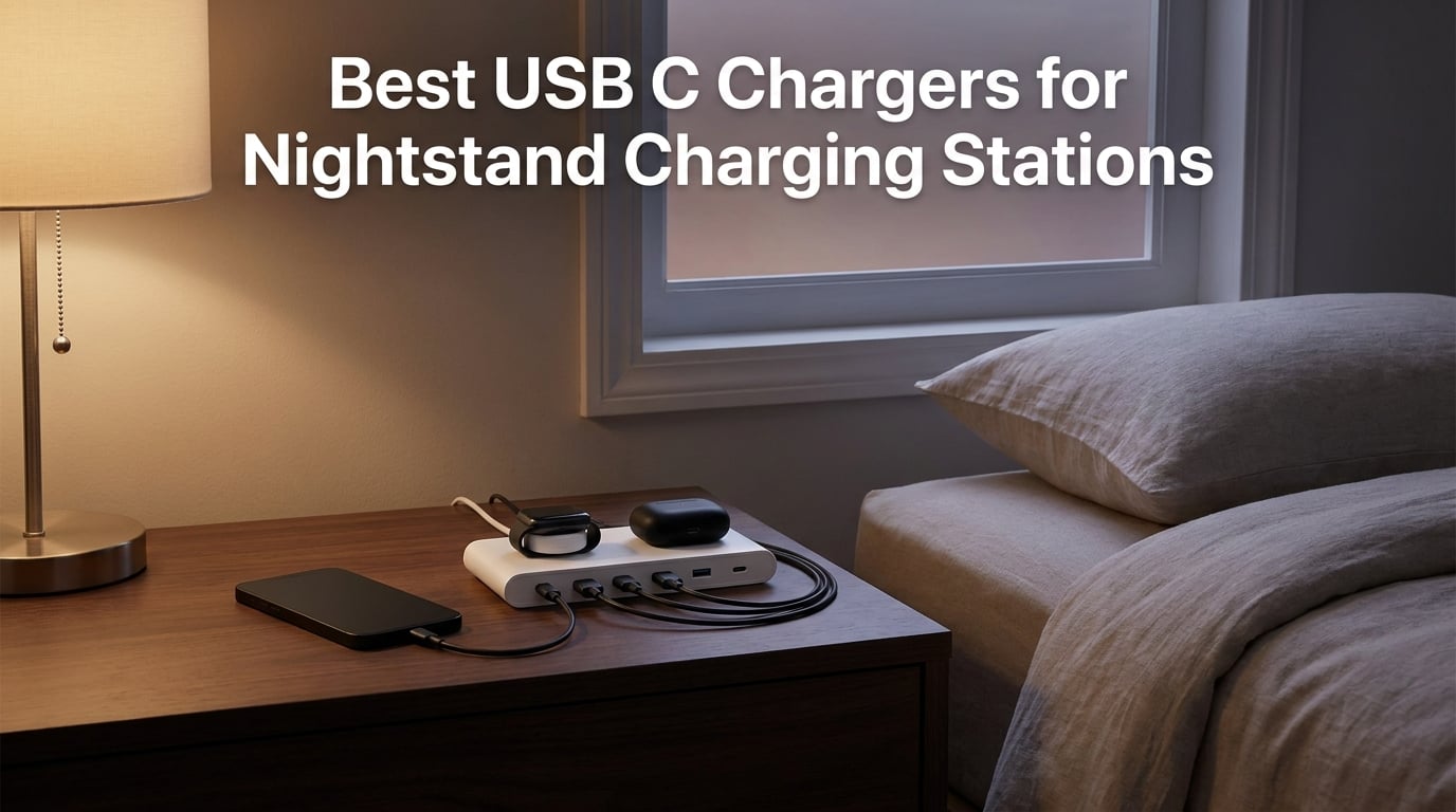 Best USB C Chargers for Nightstand Charging Stations