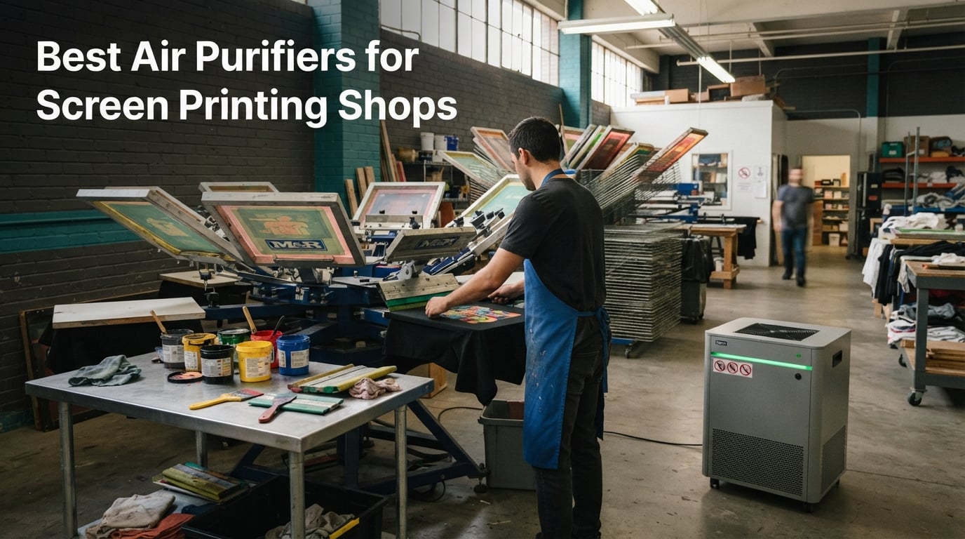 Best Air Purifiers for Screen Printing Shops