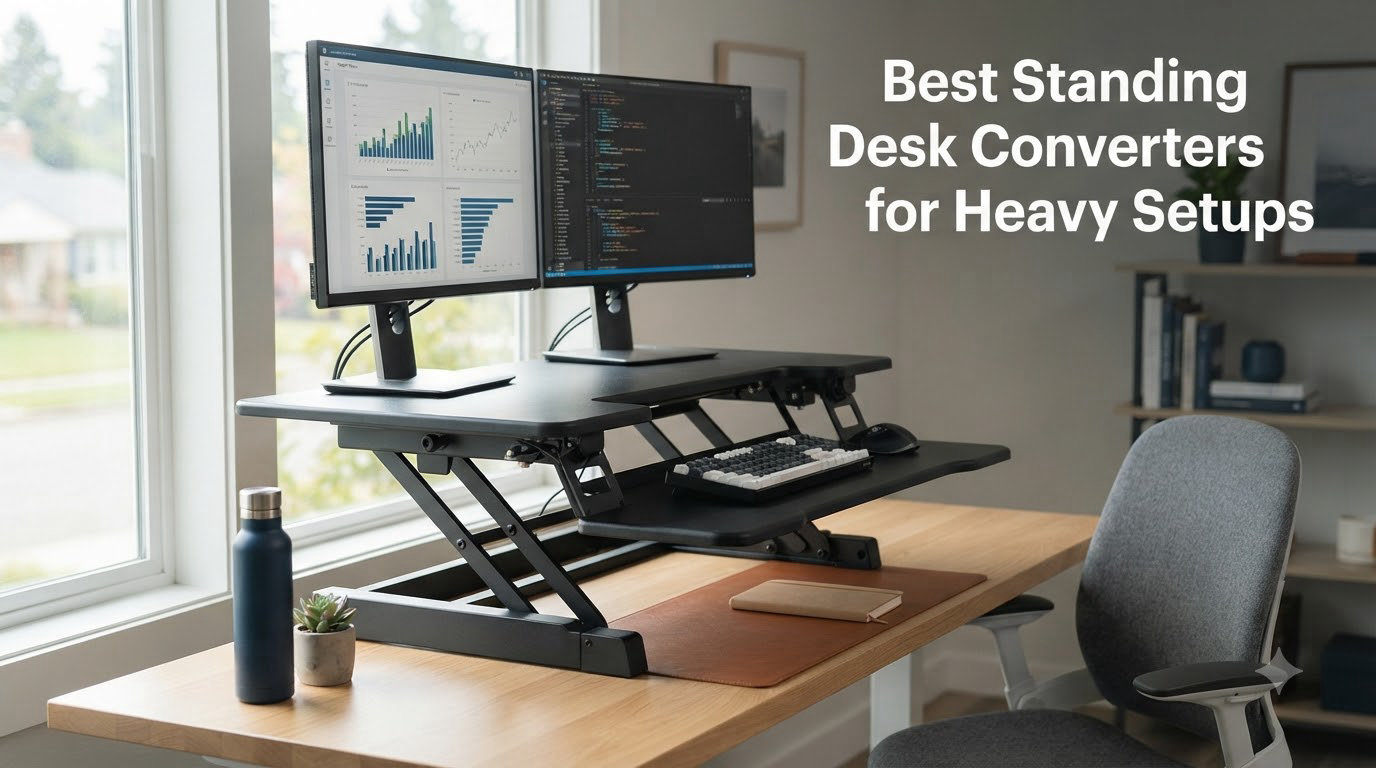 Best Standing Desk Converters for Heavy Setups