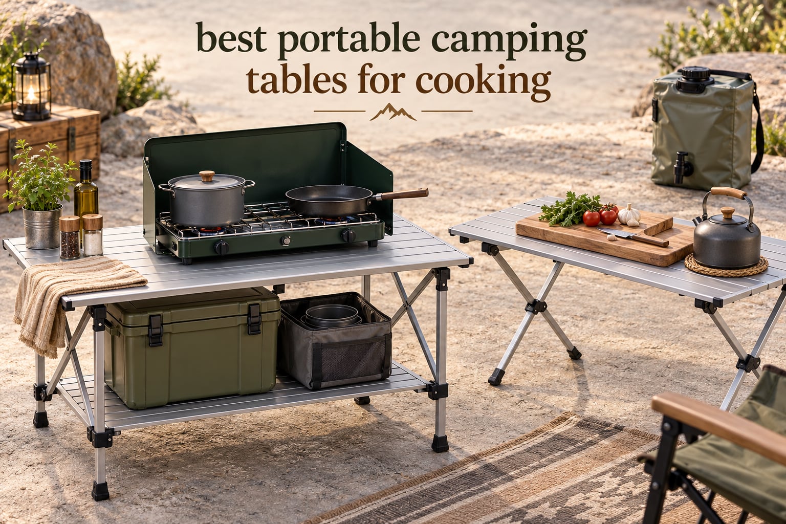 best portable camping tables for cooking