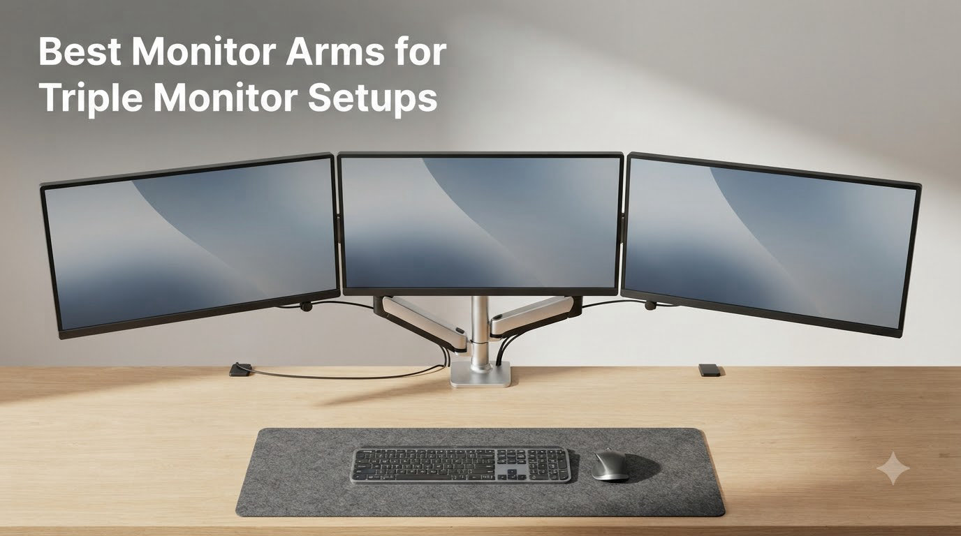 Best Monitor Arms for Triple Monitor Setups