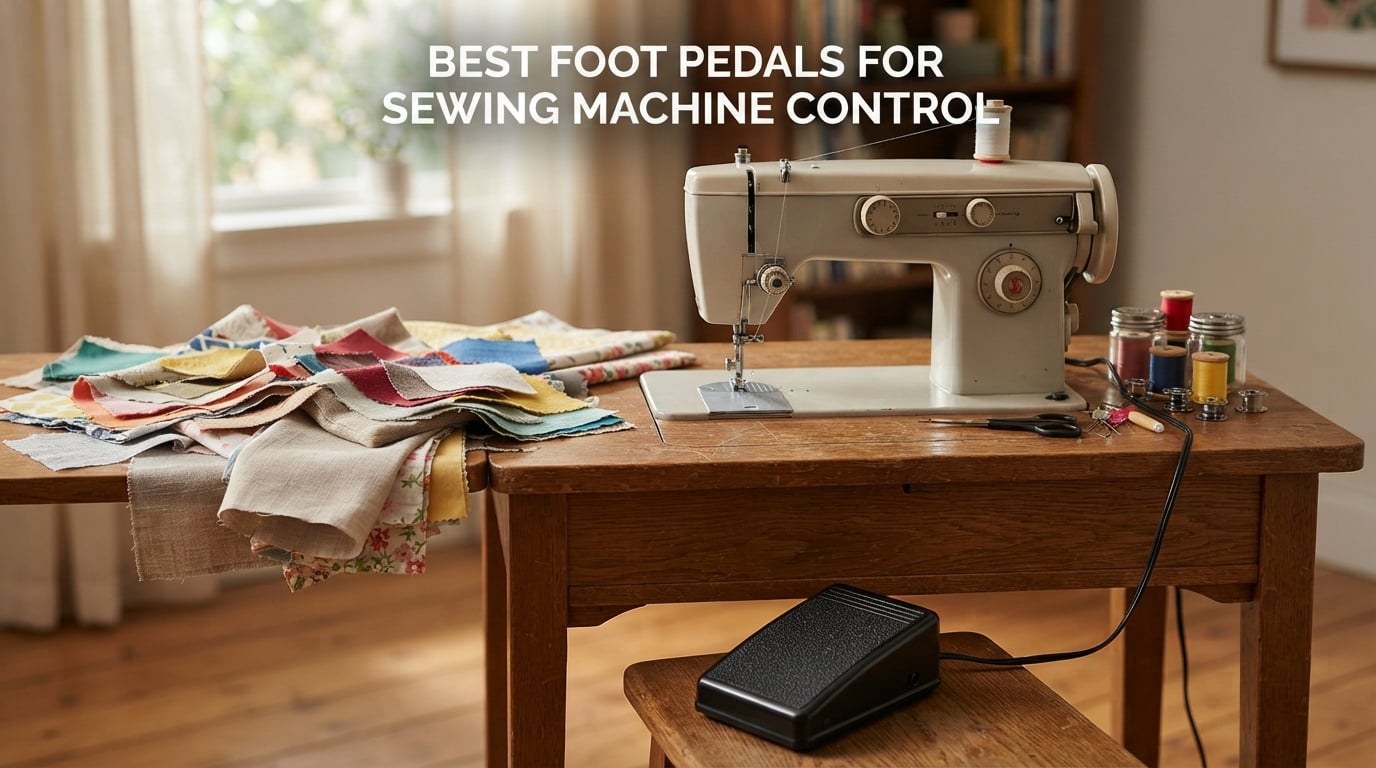 Best Foot Pedals for Sewing Machine Control