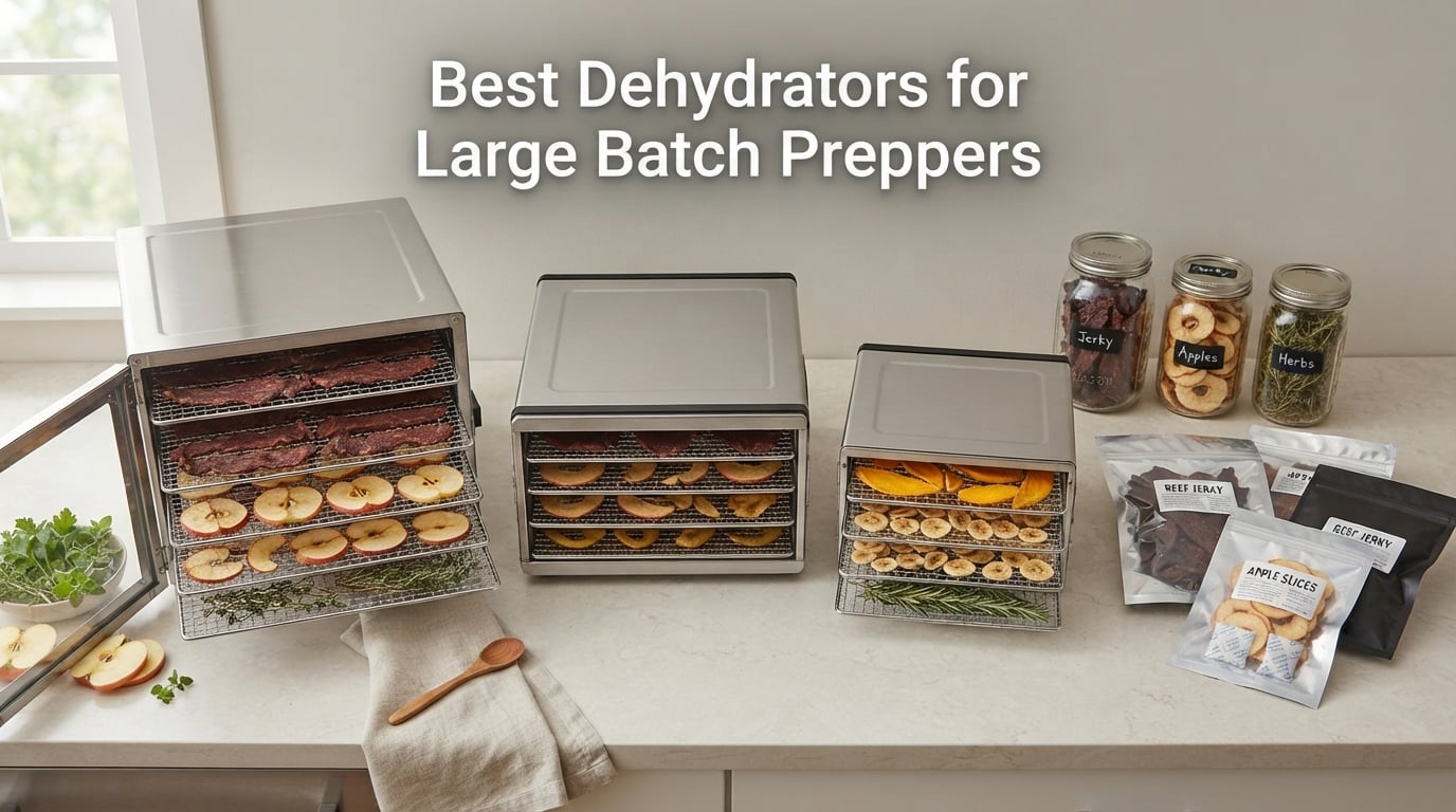 Best Dehydrators for Large Batch Preppers