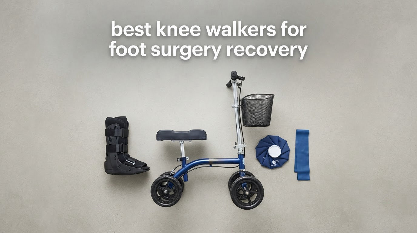 best knee walkers for foot surgery recovery