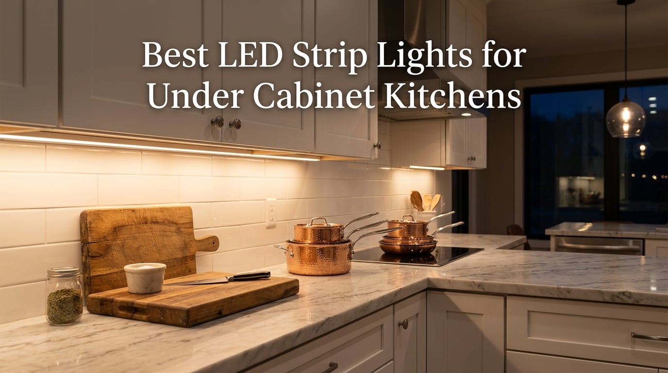 Best LED Strip Lights for Under Cabinet Kitchens