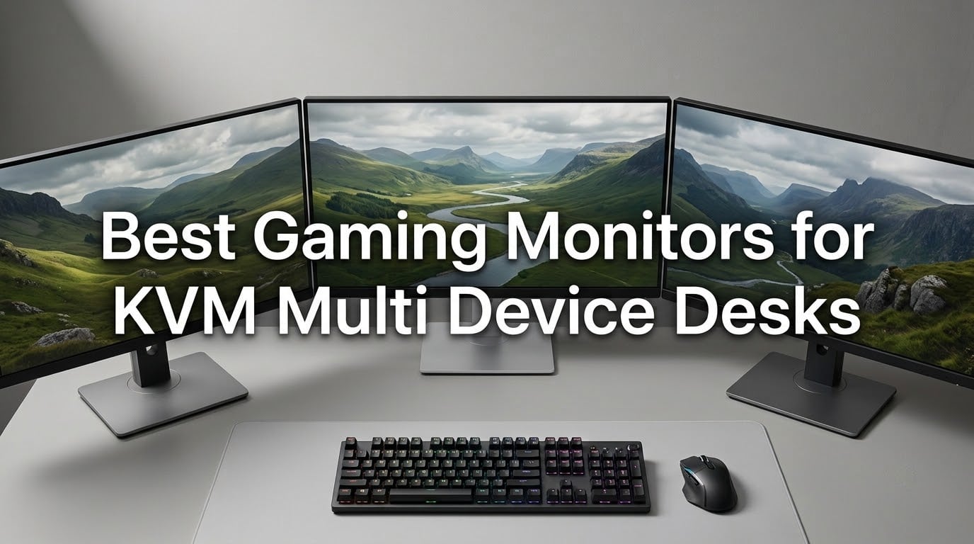 Best Gaming Monitors for KVM Multi Device Desks