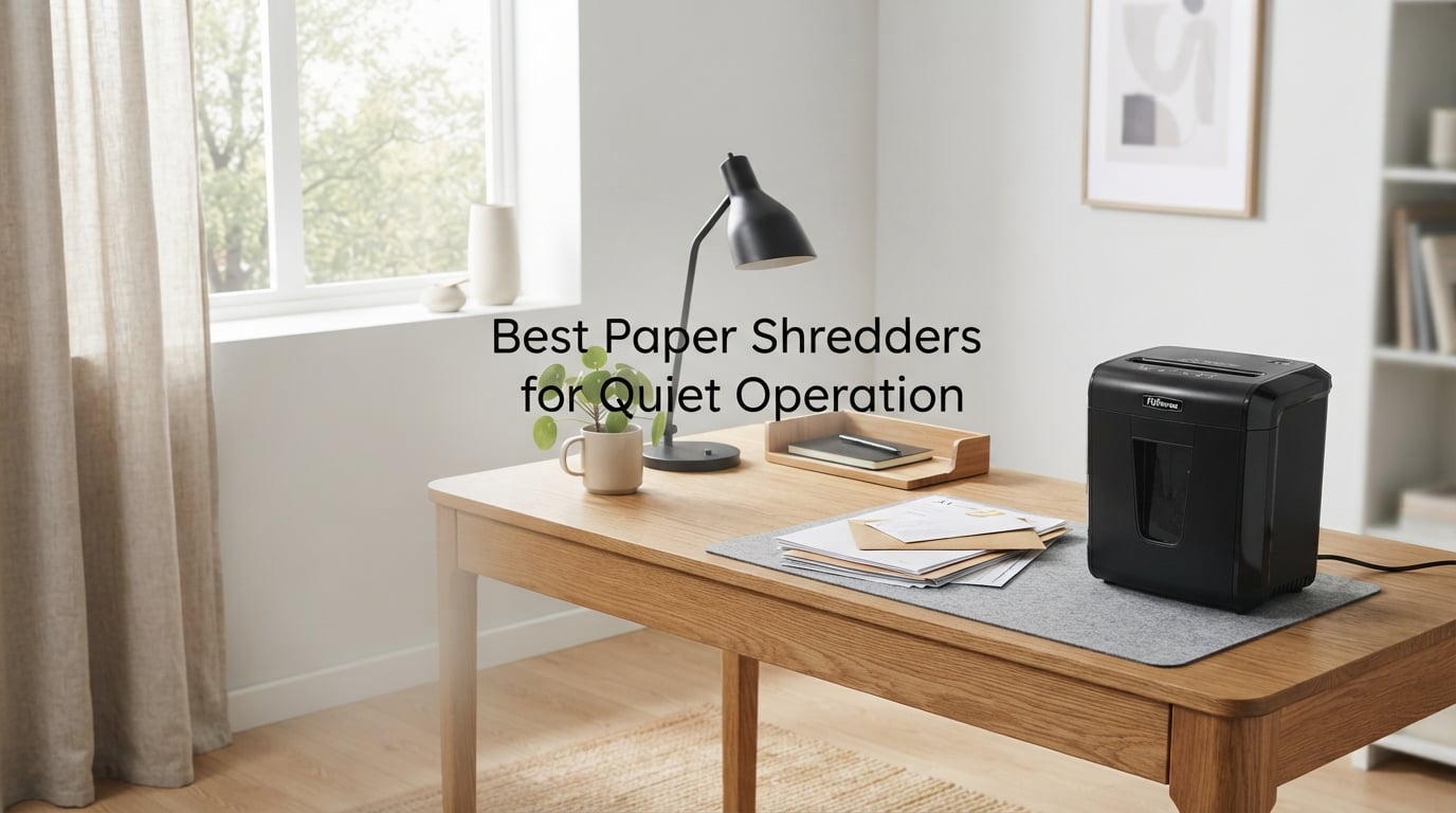 Best Paper Shredders for Quiet Operation
