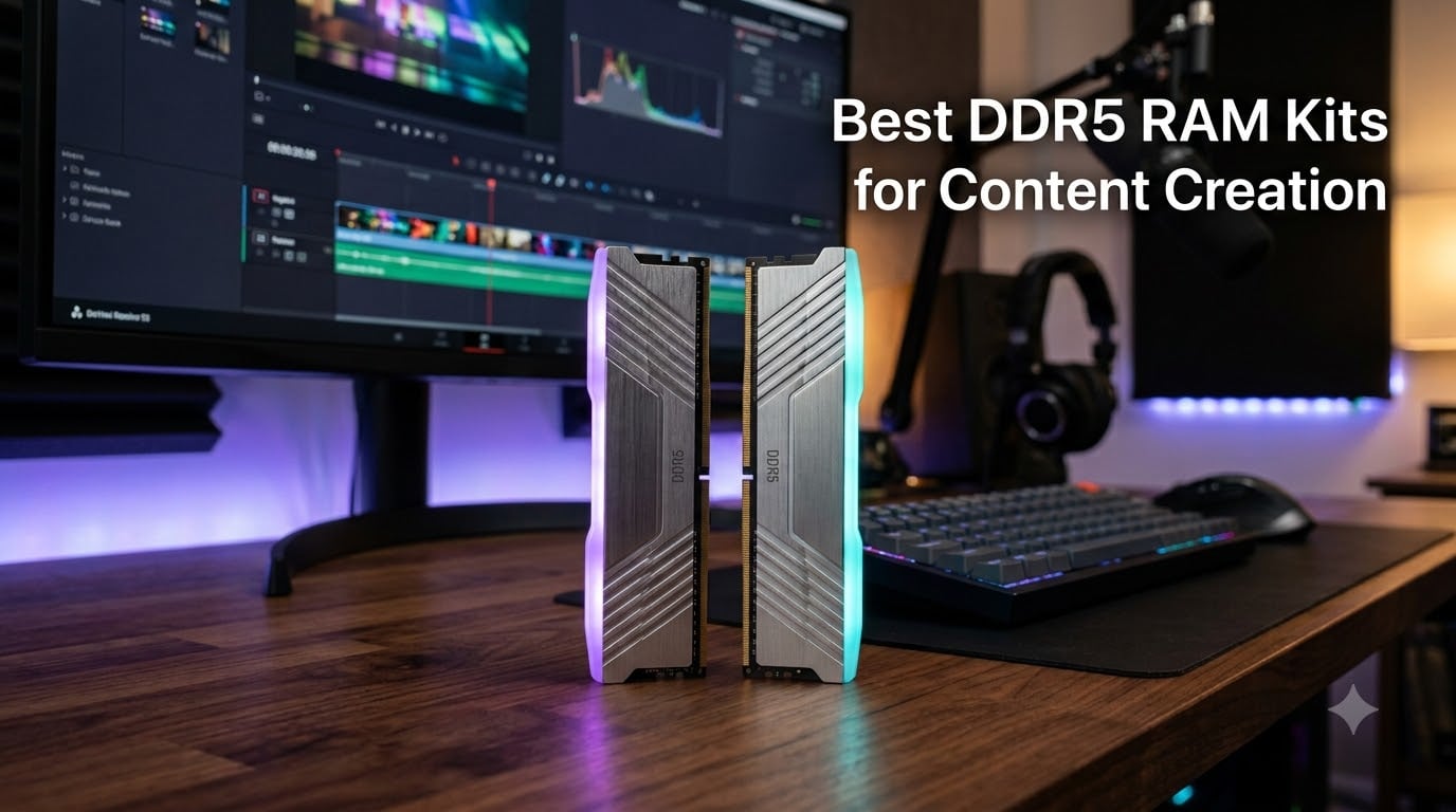 Best DDR5 RAM Kits for Content Creation