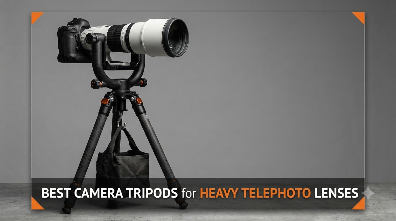 Best Camera Tripods for Heavy Telephoto Lenses