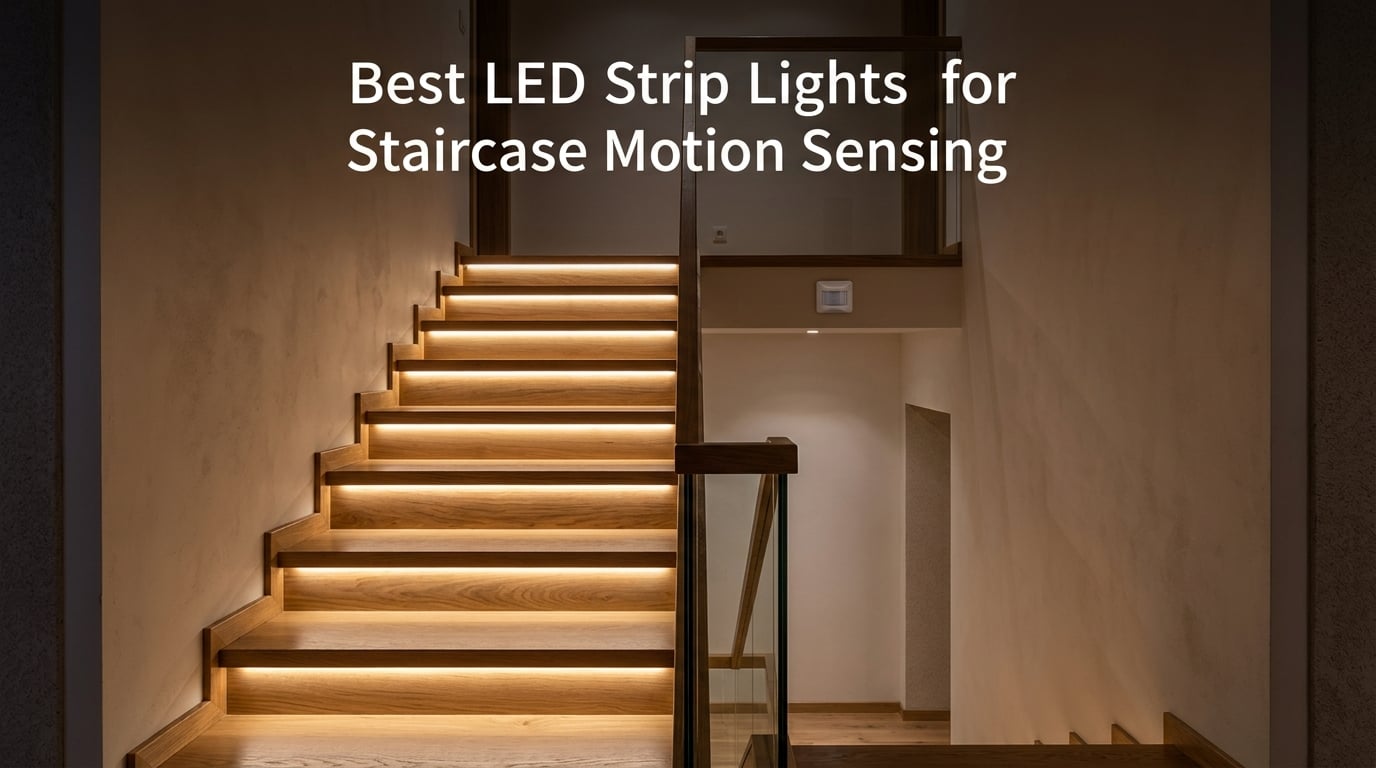 Best LED Strip Lights for Staircase Motion Sensing