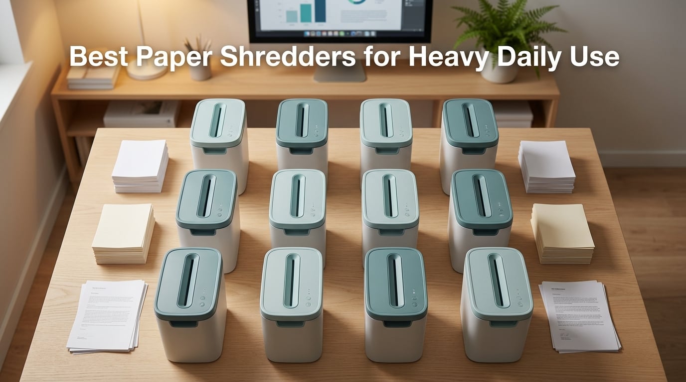 Best Paper Shredders for Heavy Daily Use