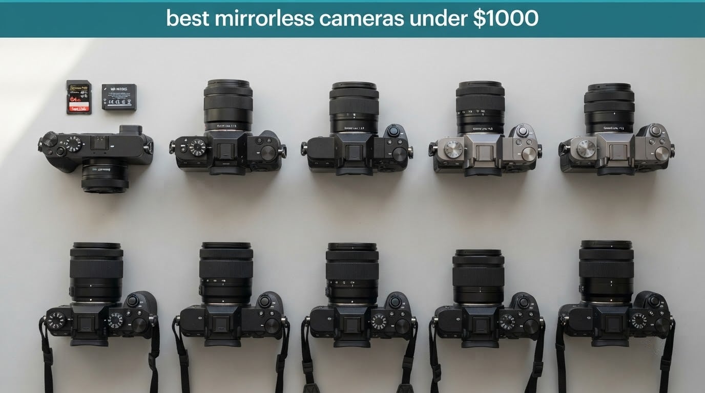 best mirrorless cameras under $1000