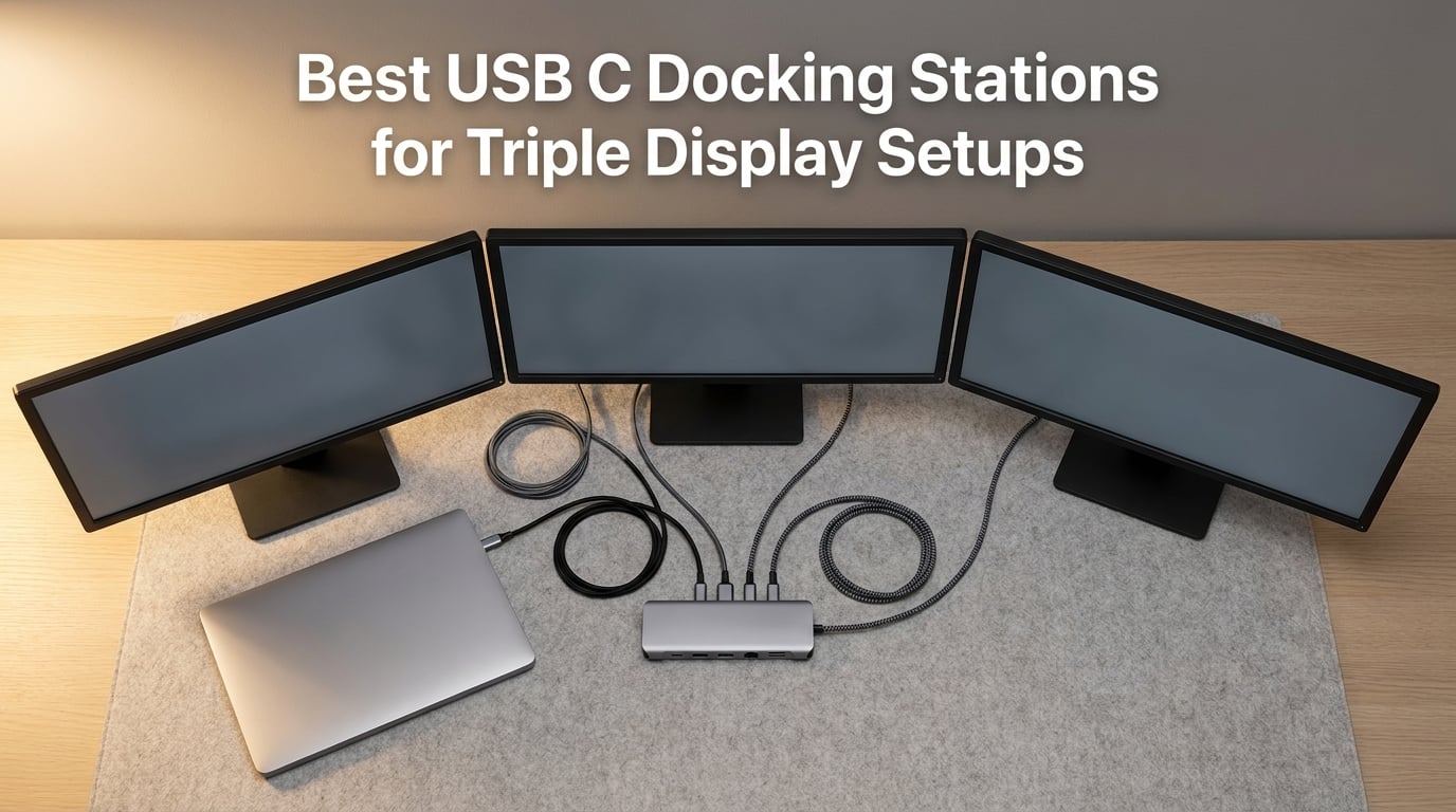 Best USB C Docking Stations for Triple Display Setups