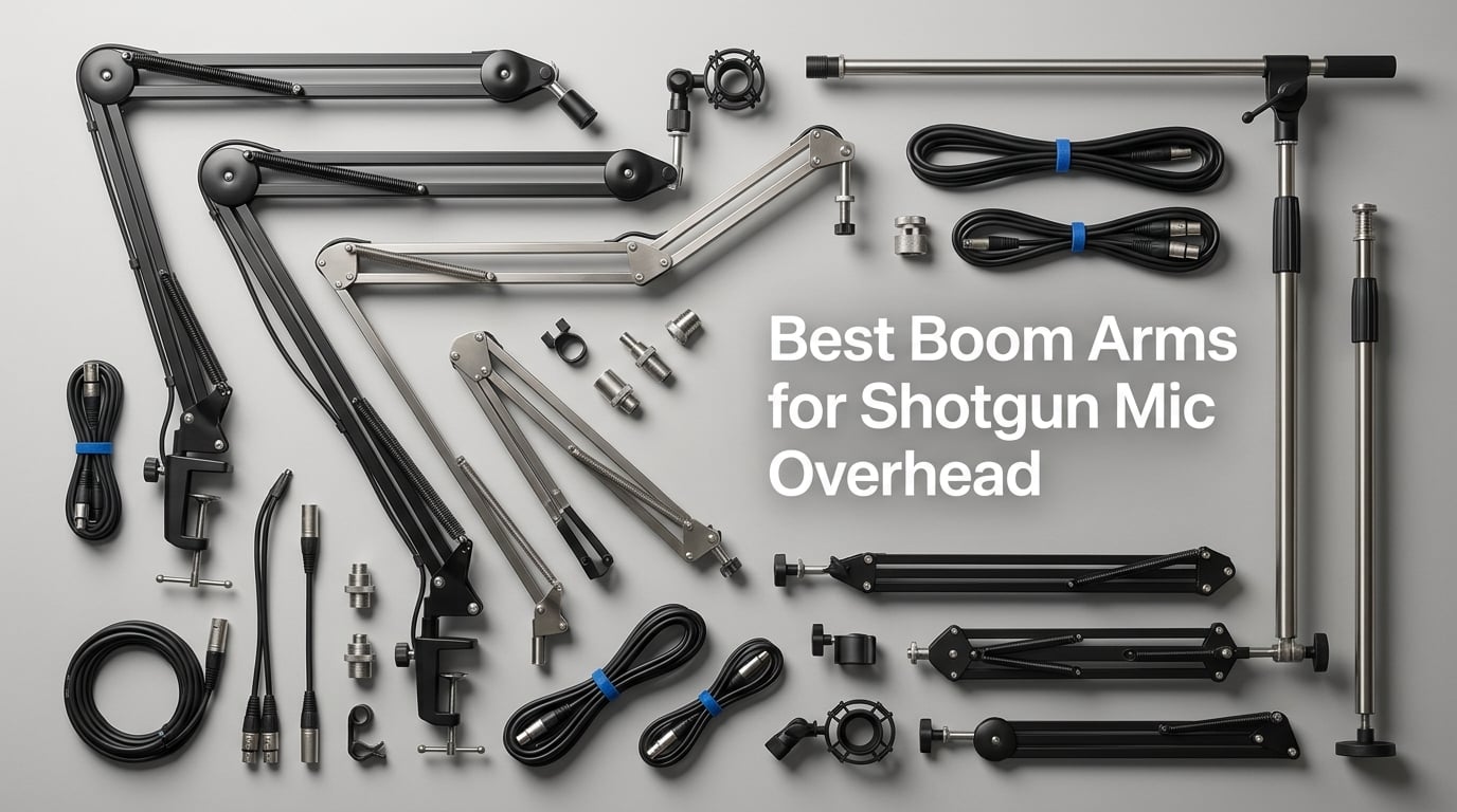 Best Boom Arms for Shotgun Mic Overhead