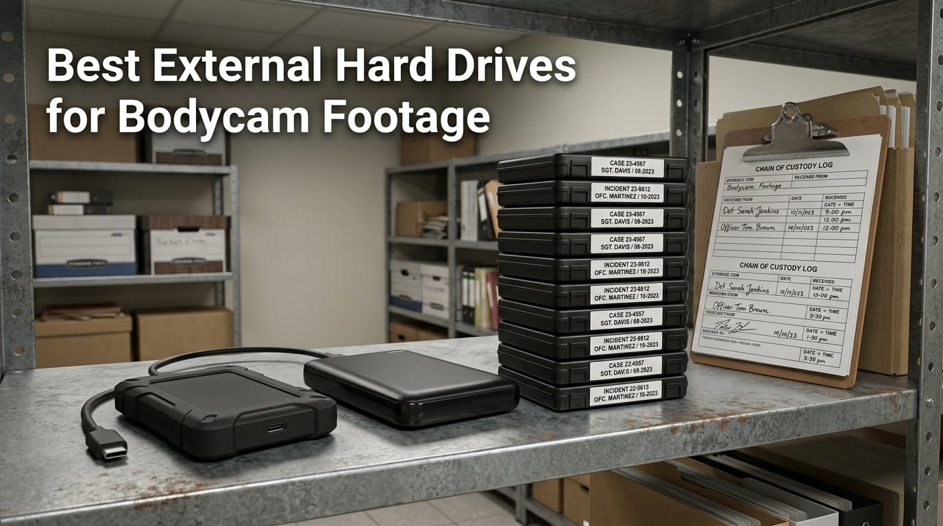 Best External Hard Drives for Bodycam Footage