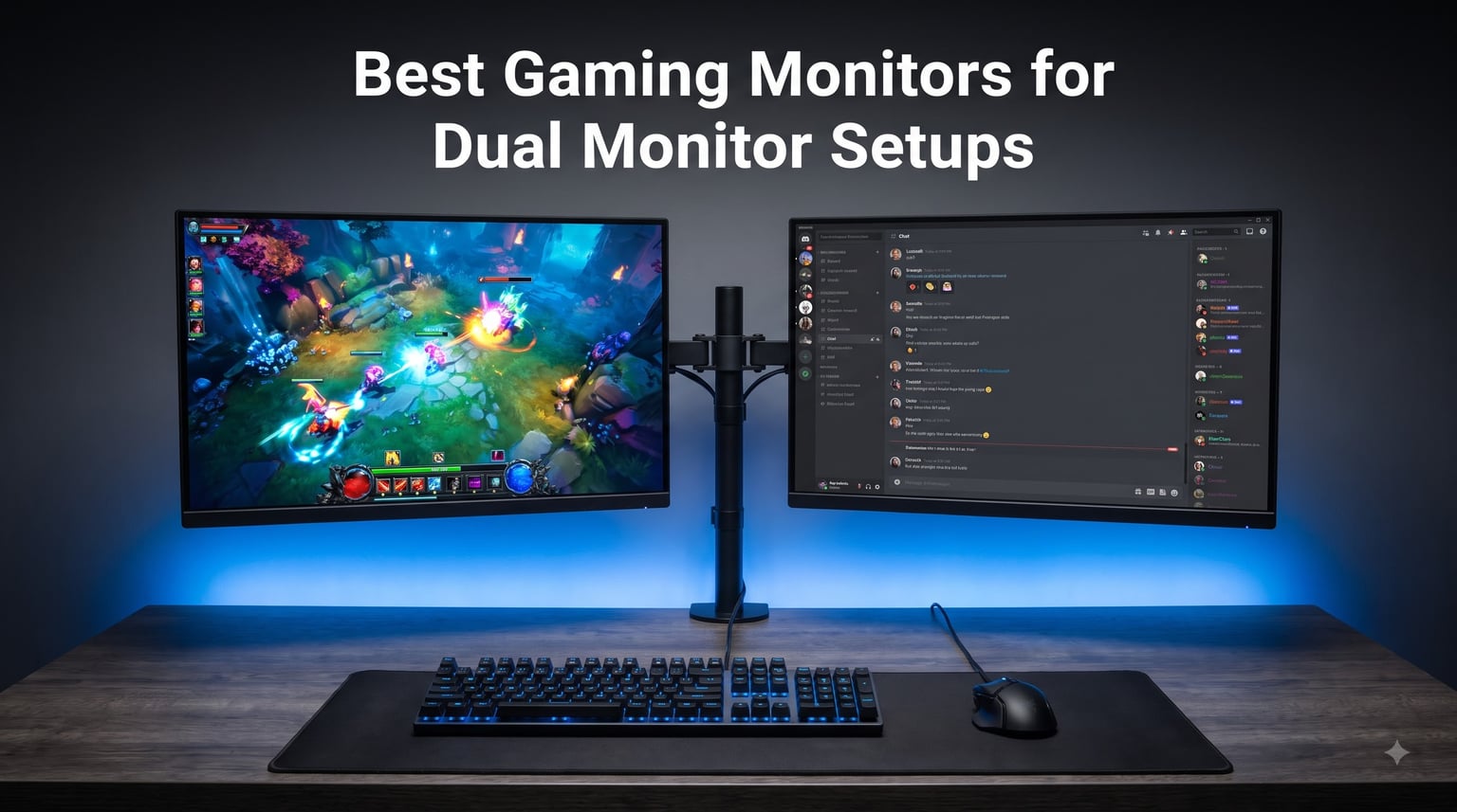 Best Gaming Monitors for Dual Monitor Setups