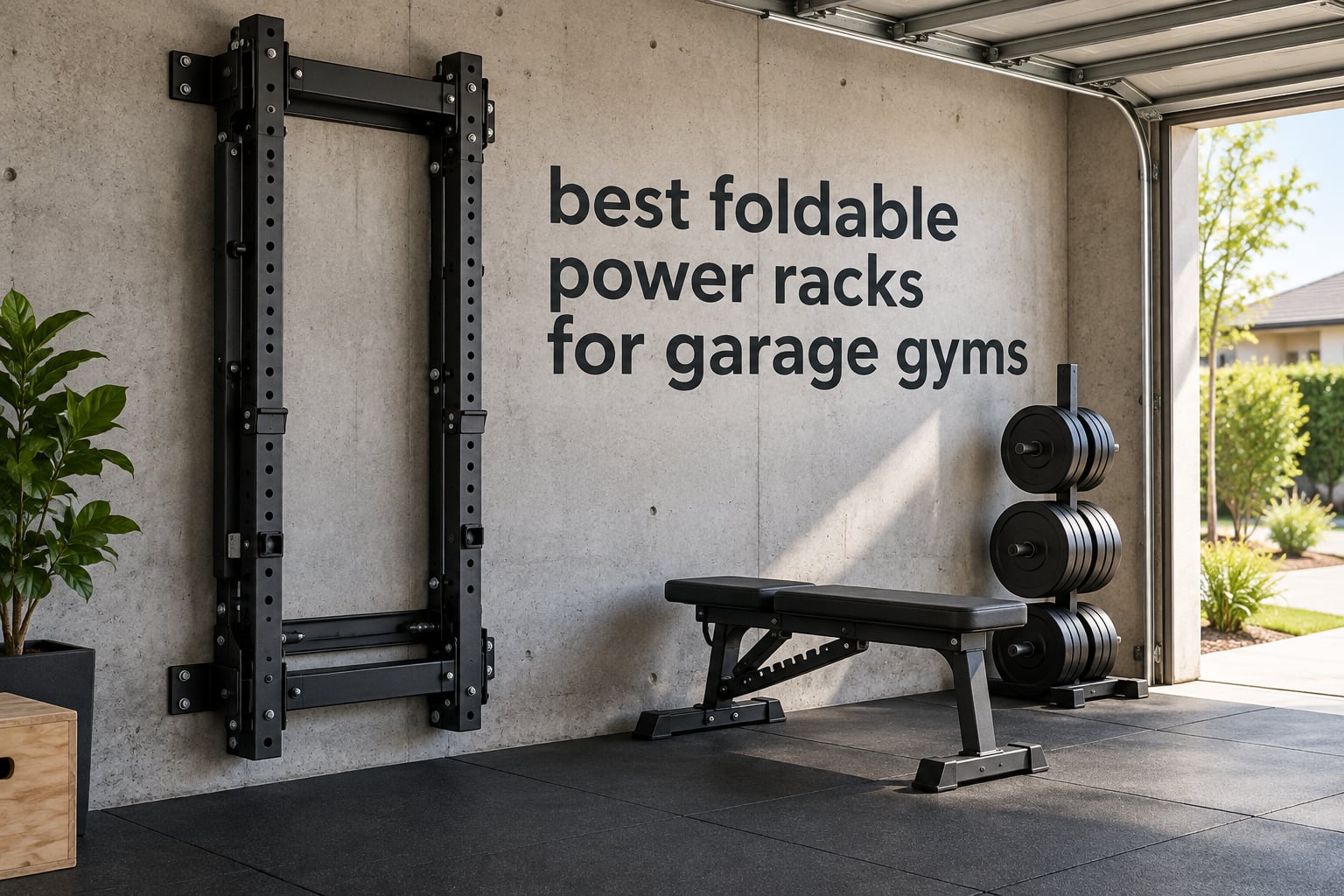 best foldable power racks for garage gyms